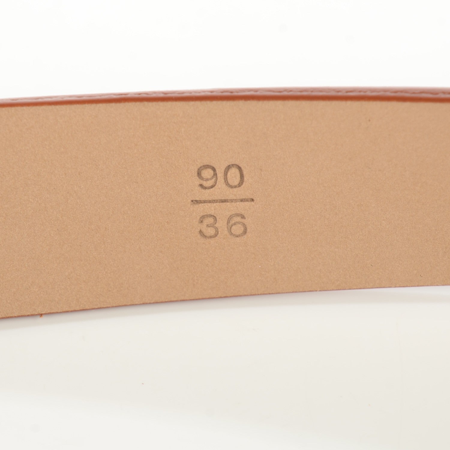 Chanel Calfskin CC Belt 90 36 Brown 8 of 9