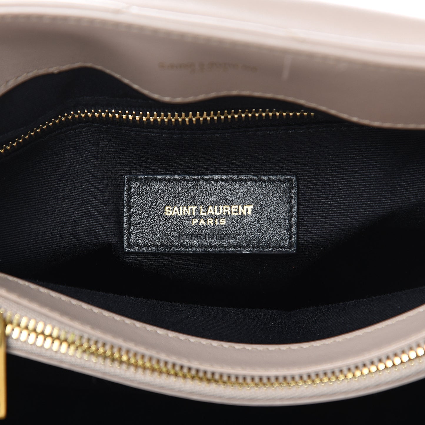 Calfskin Y Quilted Monogram Medium Loulou Chain Satchel Light Natural