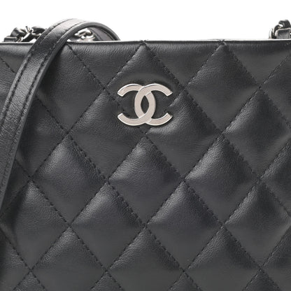 Chanel Lambskin Quilted Crossbody Bag Black 8 of 11