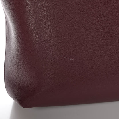 Saint Laurent Calfskin Medium Shopping Tote Palissandre 8 of 8