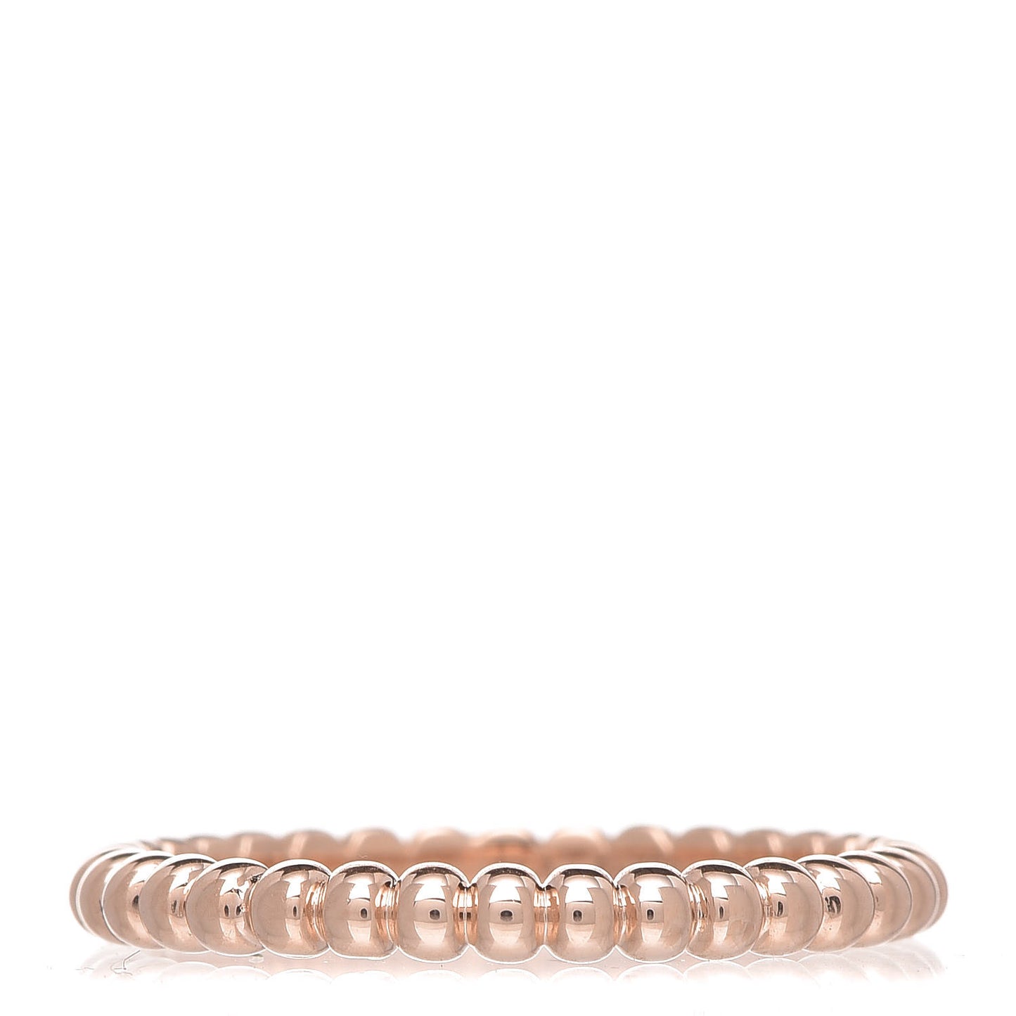 18K Rose Gold Small Perlee Ring 48 4.5