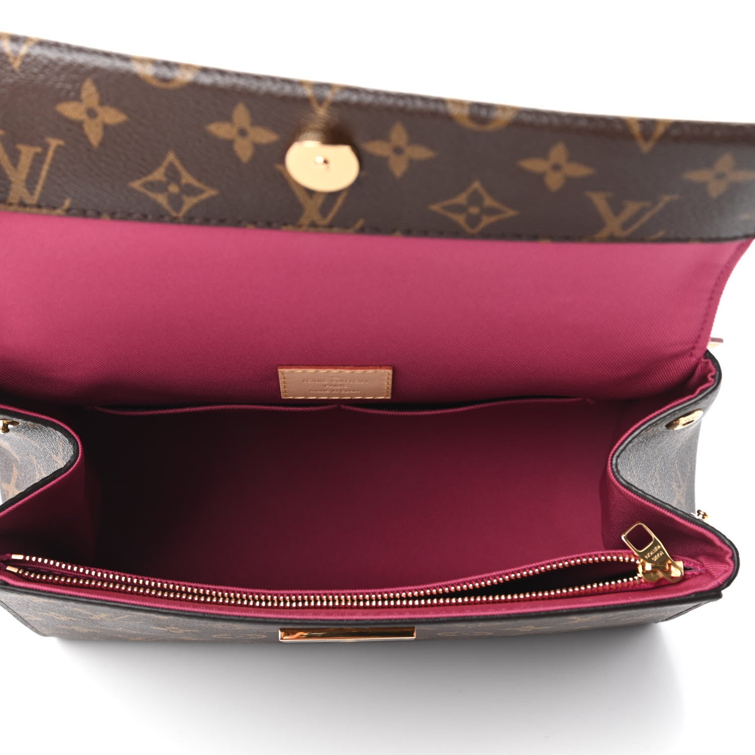 Louis Vuitton Monogram Cluny BB Bordeaux Fuchsia 5 of 13