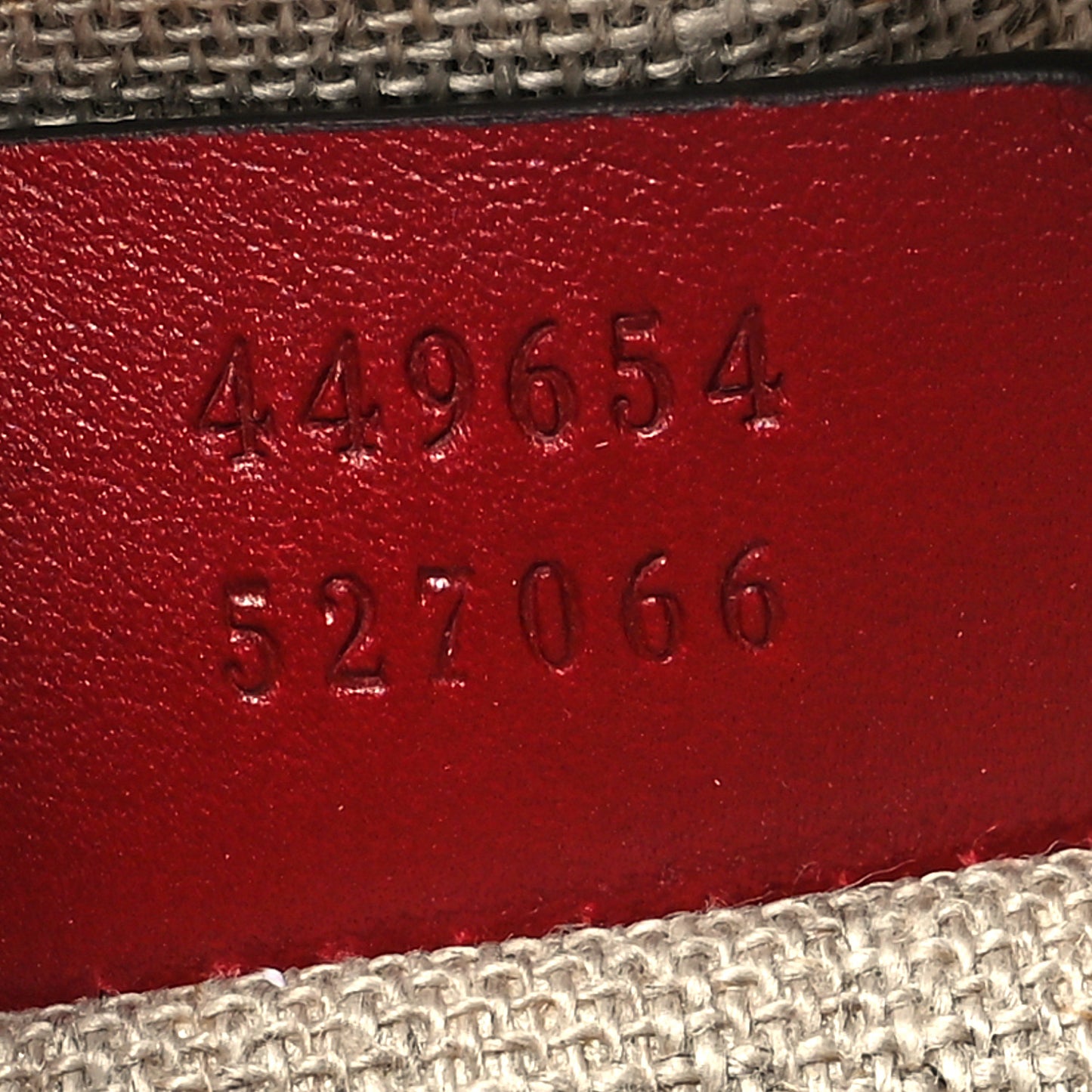 Soft Microguccissima Mini Dome Bag Rosso