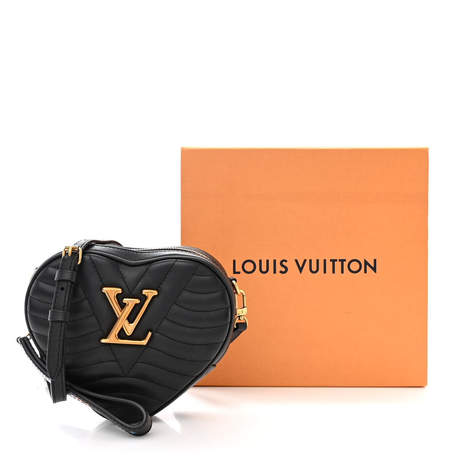 Louis Vuitton Calfskin New Wave Heart Bag Black 11 of 11