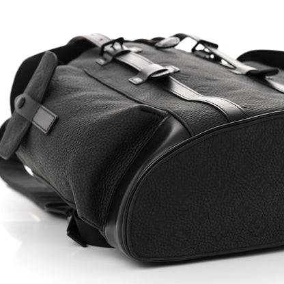 Louis Vuitton Taurillon Monogram Christopher MM Backpack Black 8 of 11
