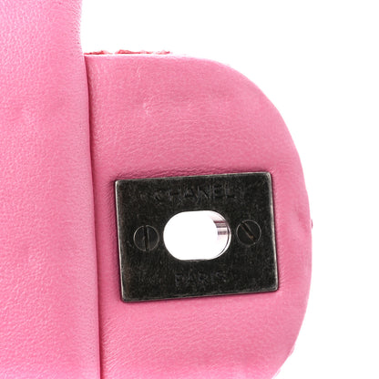 Chanel Lambskin Crochet Embroidered Mini Flap Pink 8 of 12
