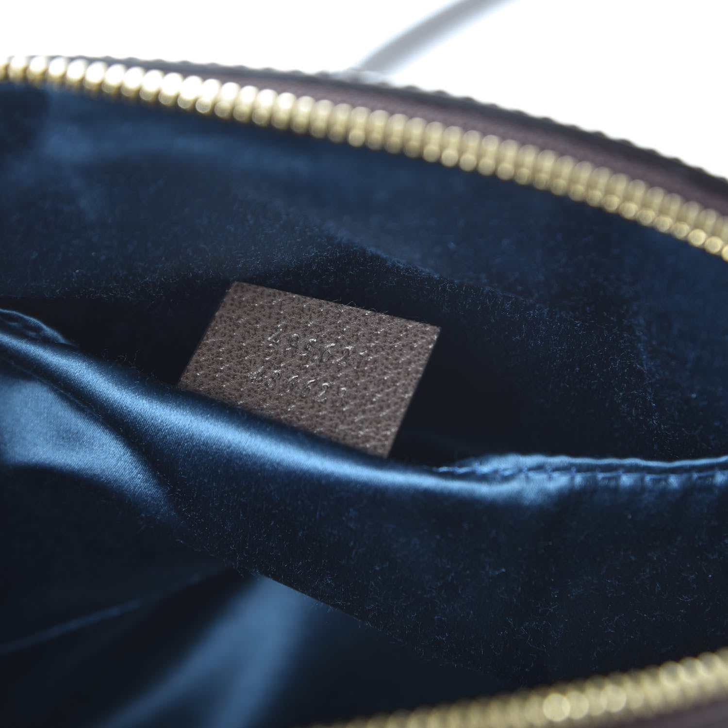 Gucci GG Supreme Monogram Textured Dollar Calfskin Web Small Ophidia Dome Shoulder Bag Beige Ebony New Acero 8 of 9