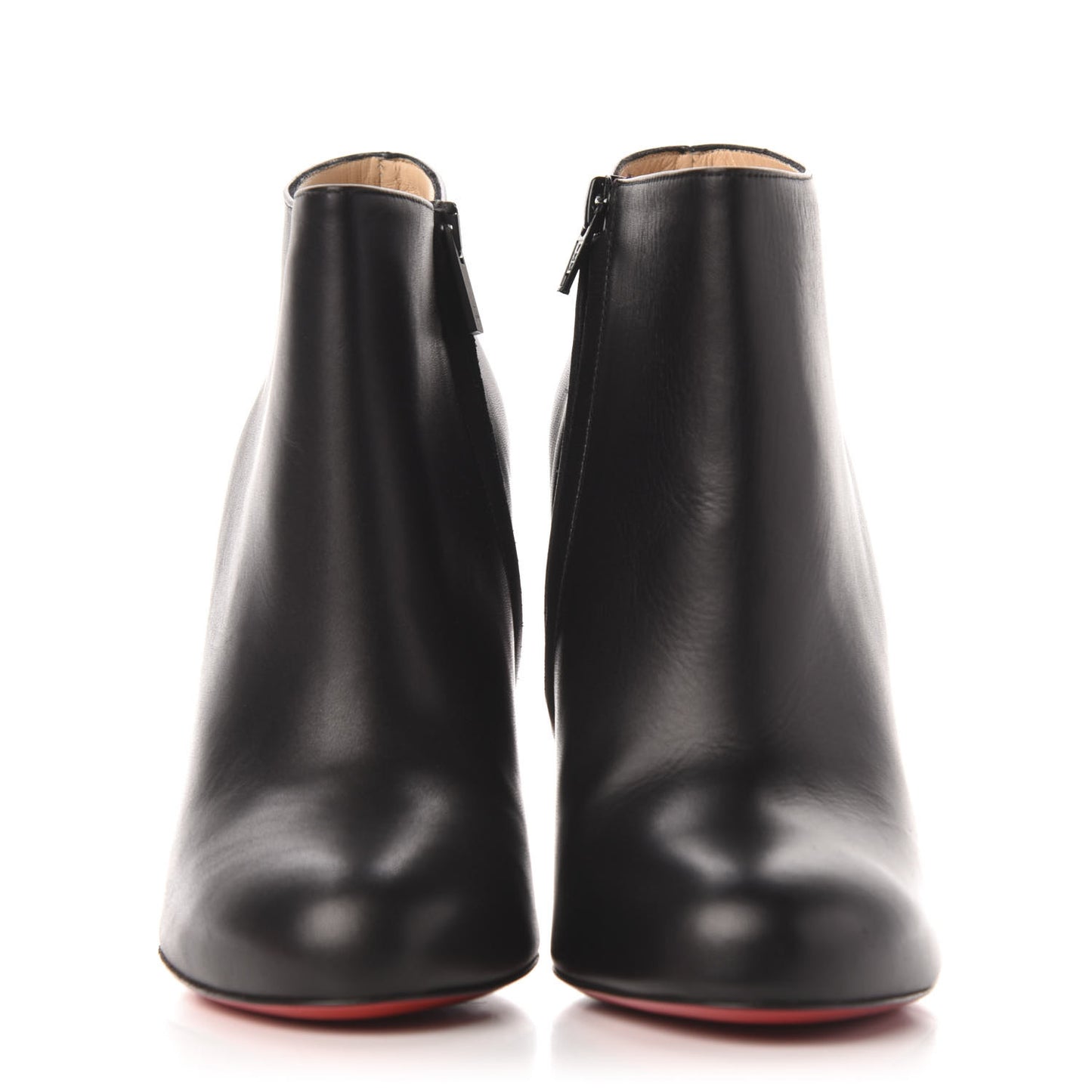 Calfskin Bellissima 100 Ankle Boots 39 Black