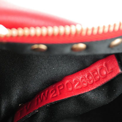 Valentino Garavani Vitello Large Rockstud Zip Pouch Red 7 of 7