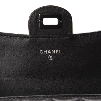 Chanel Aged Calfskin Quilted 2.55 Reissue Medium Flap Wallet So Black 6 of 8