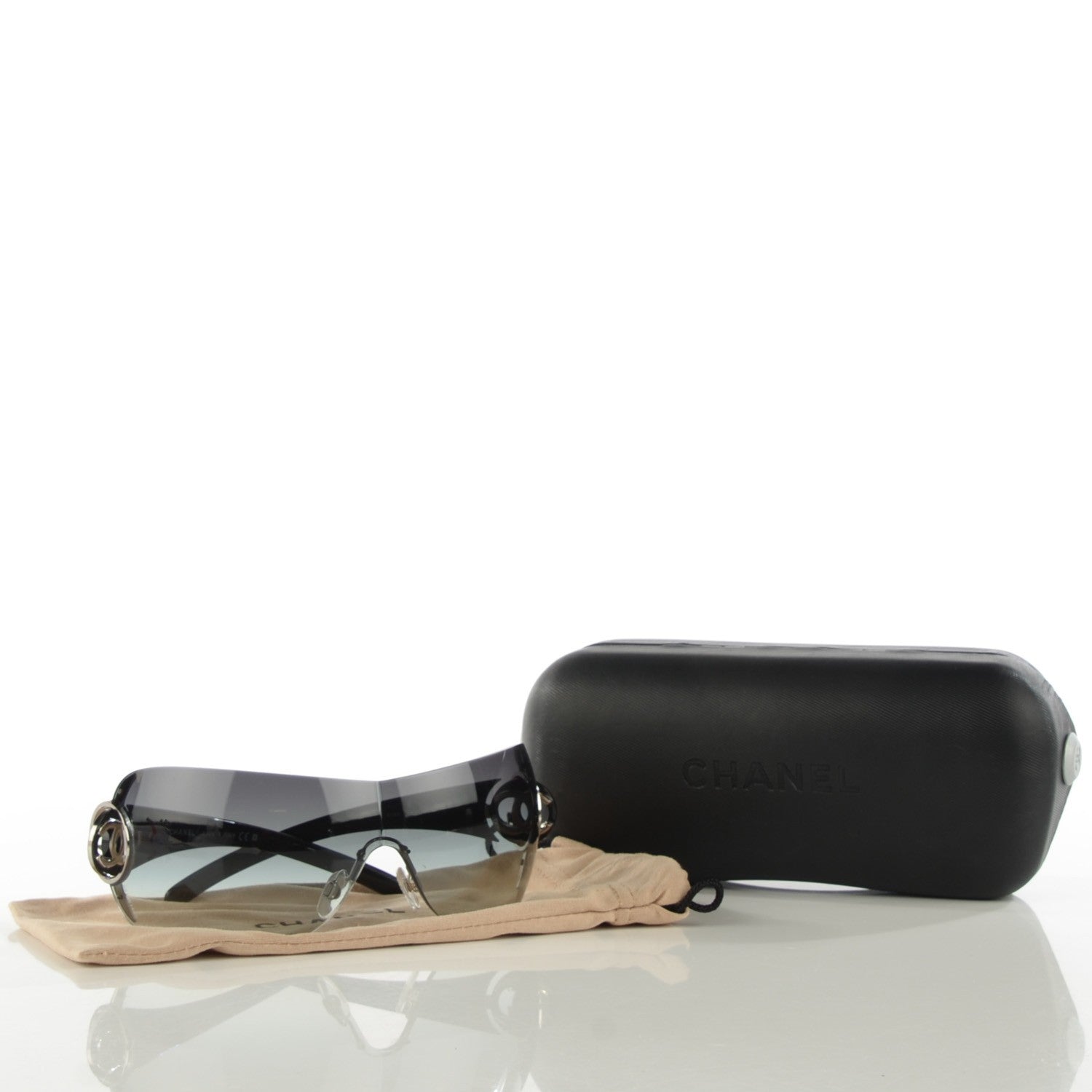 Chanel CC Sunglasses 4145 Black 3 of 5