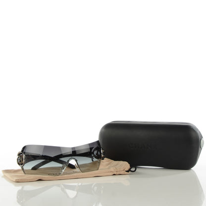 Chanel CC Sunglasses 4145 Black 3 of 5