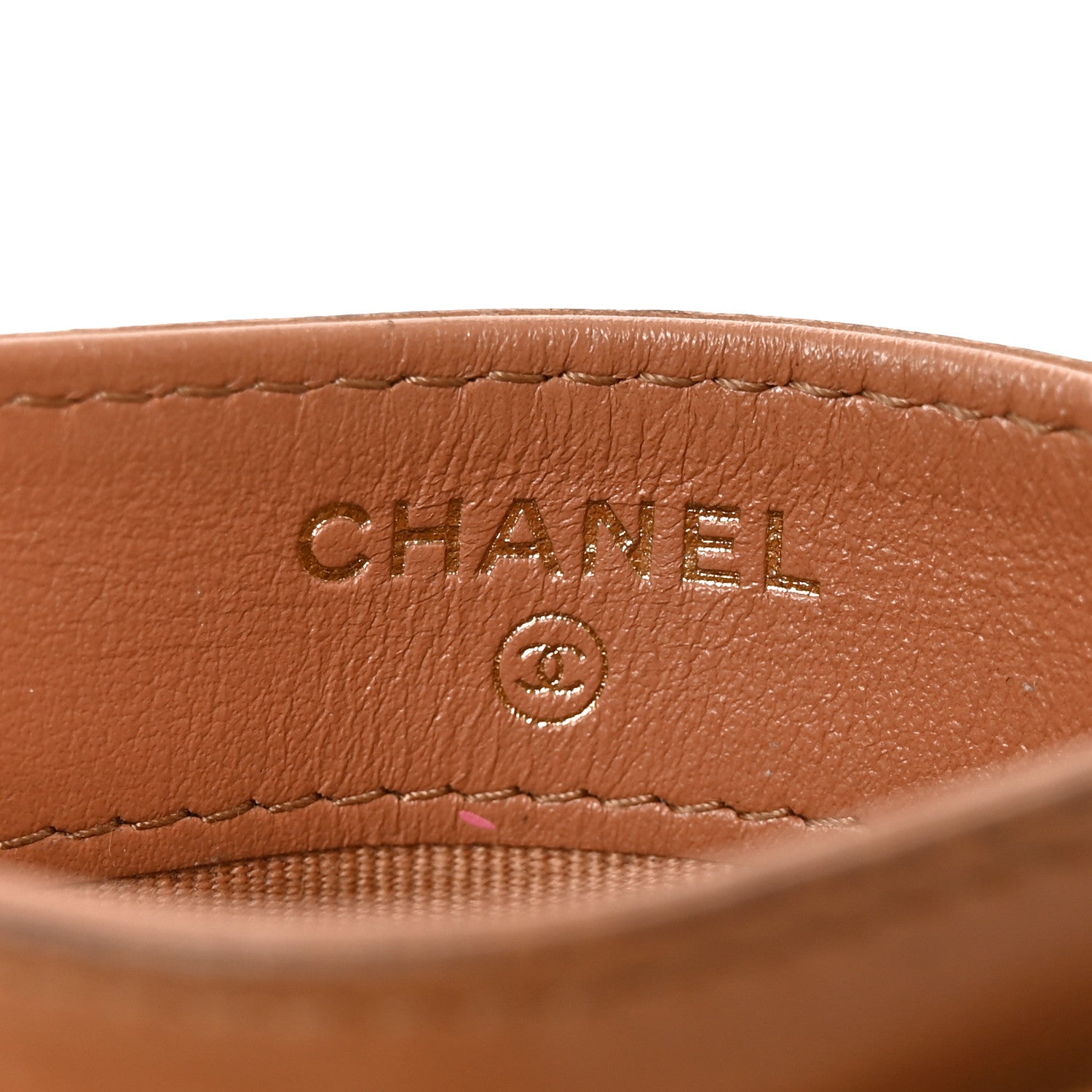 Chanel Lambskin Quilted Chanel 19 Card Holder Brown 5 of 10