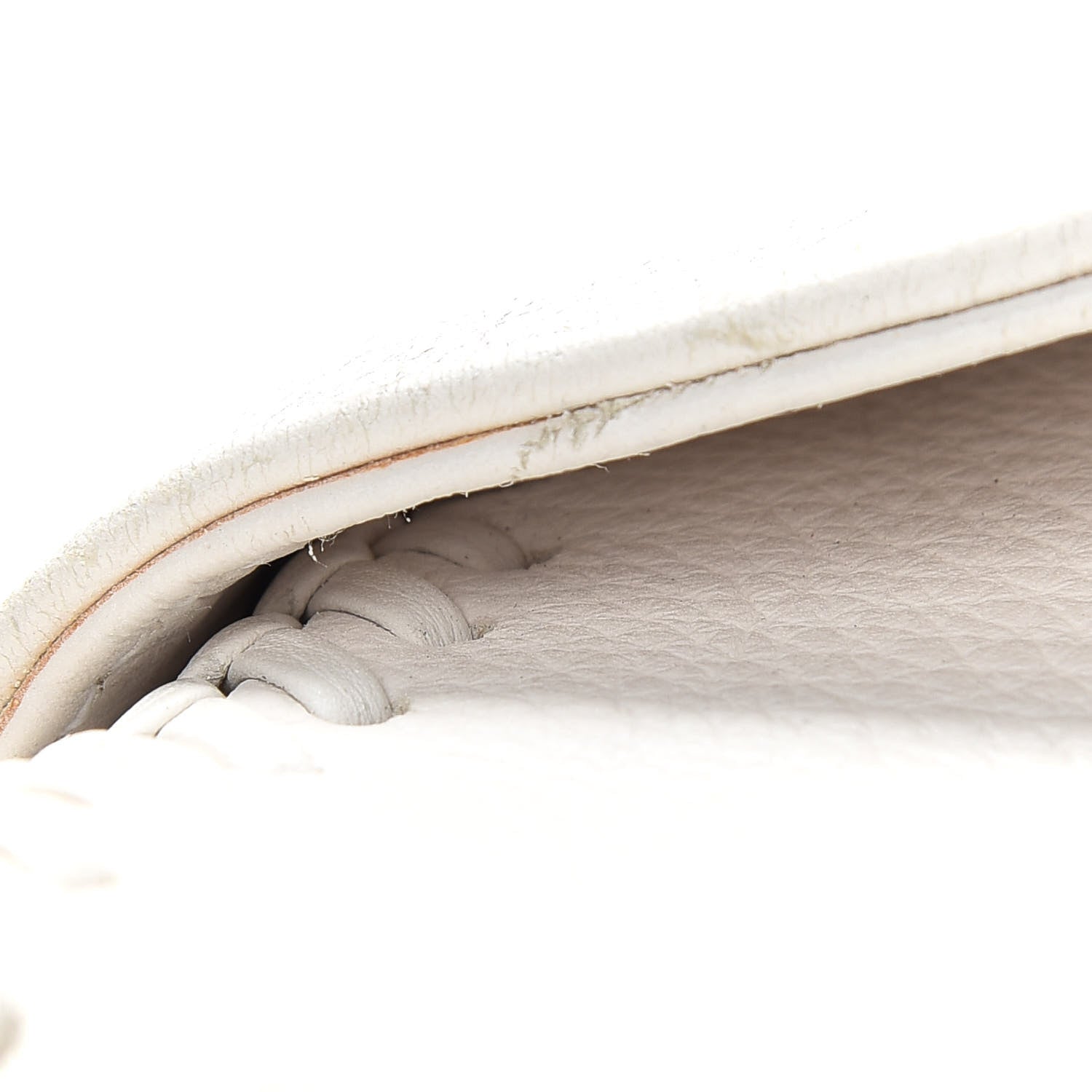 Christian Dior Calfskin Whipstitch Gaucho Double Saddle Bag White 13 of 13