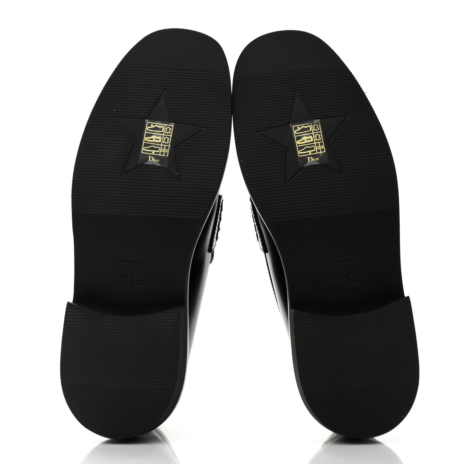 Christian Dior Brushed Calfskin Boy Loafers 39 Black 5 of 9