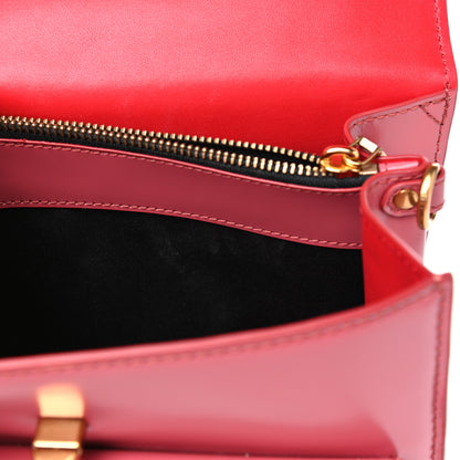 Marc Jacobs Shiny Calfskin Uptown Shoulder Bag Santa Fe Red 7 of 11
