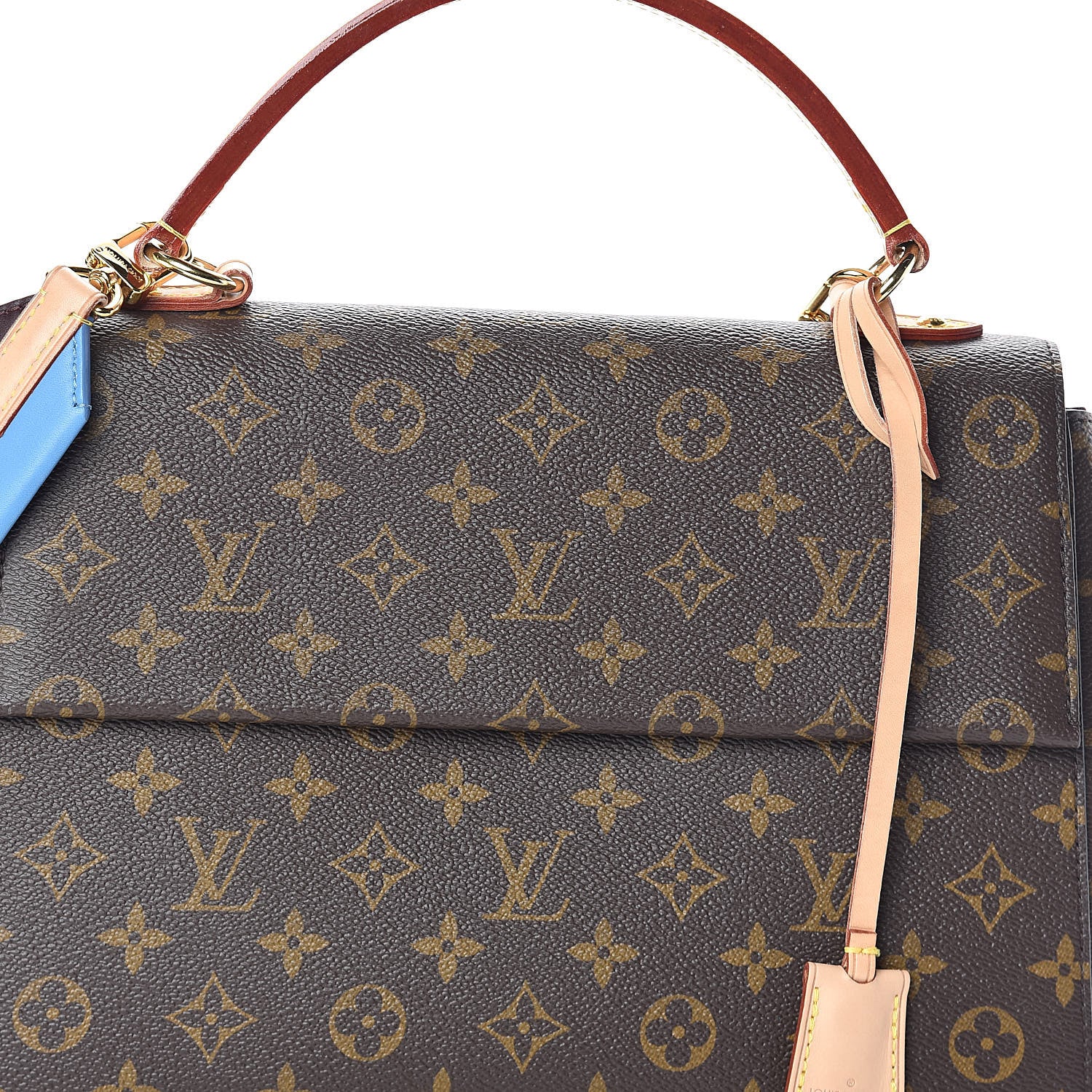 Louis Vuitton Monogram Cluny MM Blue Glacial 7 of 9