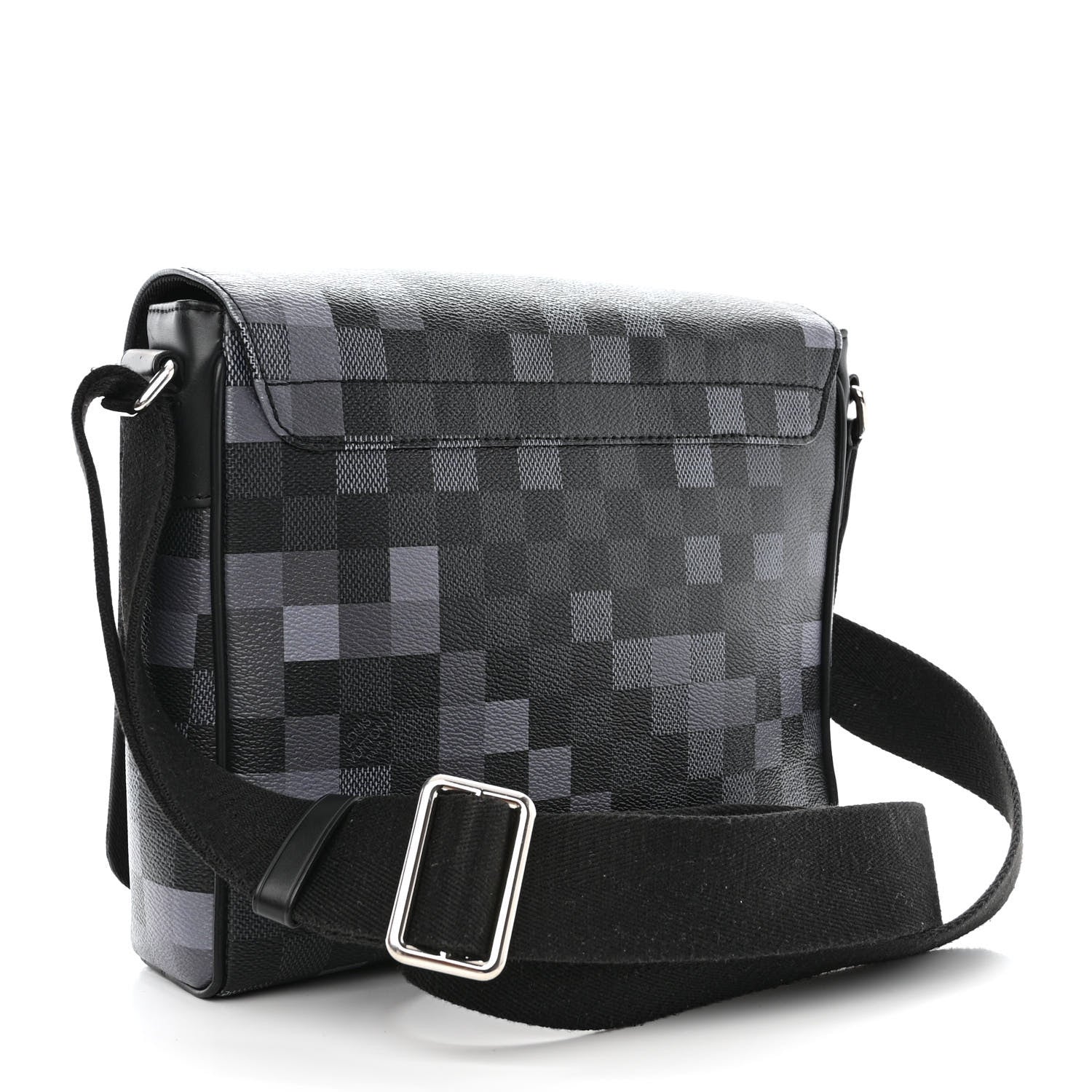 Louis Vuitton Damier Graphite Pixel District PM Gris 3 of 10