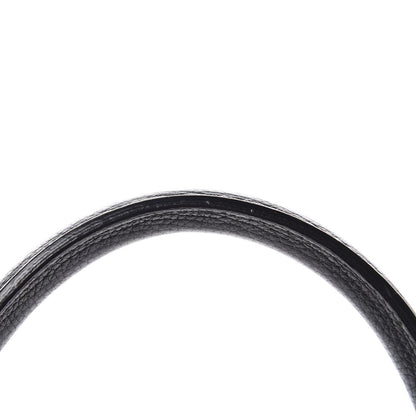 Burberry Calf Hair Leopard Print House Check Medium Banner Tote Black 9 of 13