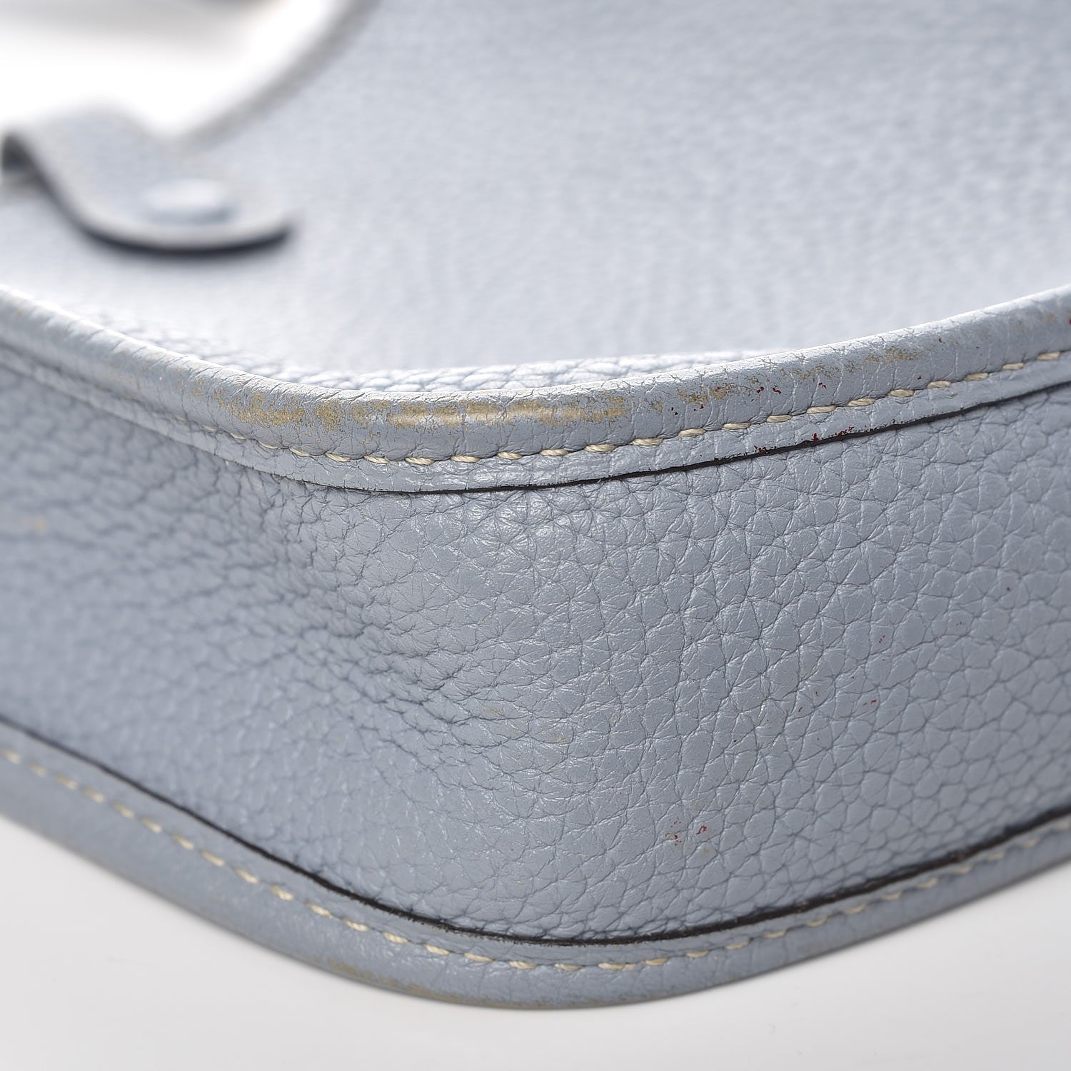 Hermes Taurillon Clemence Amazone Evelyne TPM Bleu Lin 11 of 14