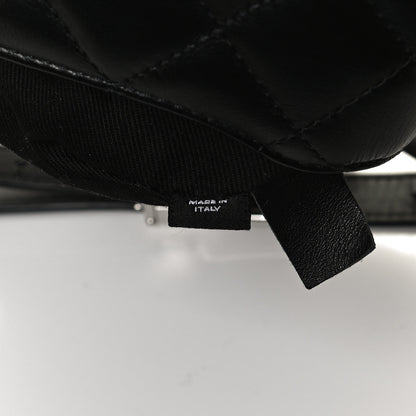 Chanel Calfskin Quilted CC Uniform Flap Belt Bag Black 14 of 15