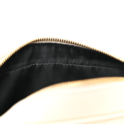 Saint Laurent Calfskin Matelasse Monogram Lou Camera Bag Crema Soft 9 of 13