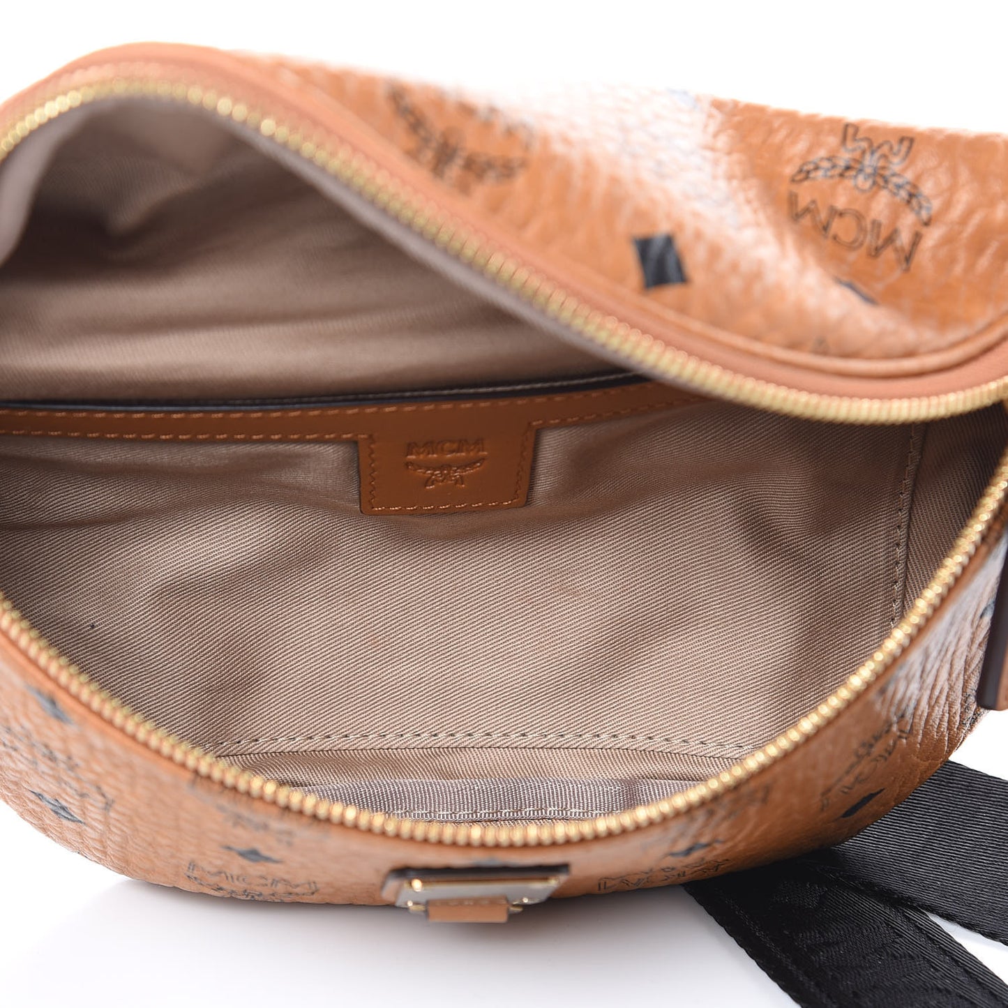 Visetos Small Fusten Belt Bag Cognac