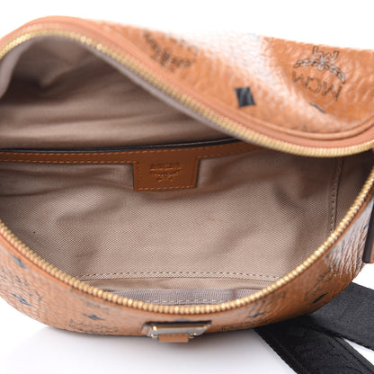 MCM Visetos Small Fusten Belt Bag Cognac 5 of 10