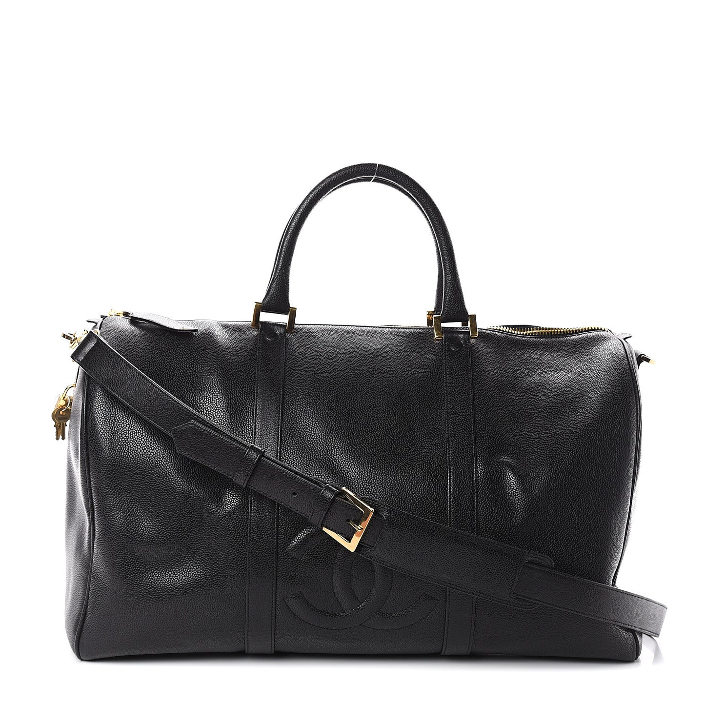 Caviar Timeless CC Duffel Bag Black