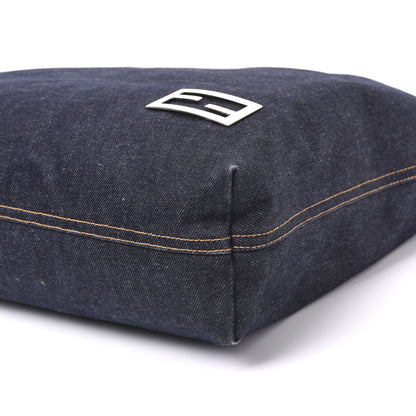 Fendi Denim Tote Blue 6 of 8