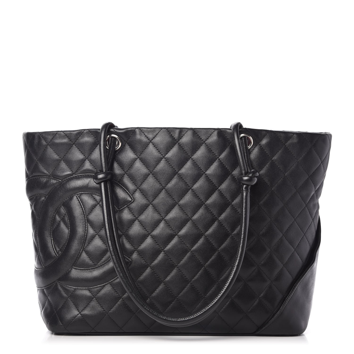 Chanel Calfskin Quilted Large Cambon Tote Black 1 of 17