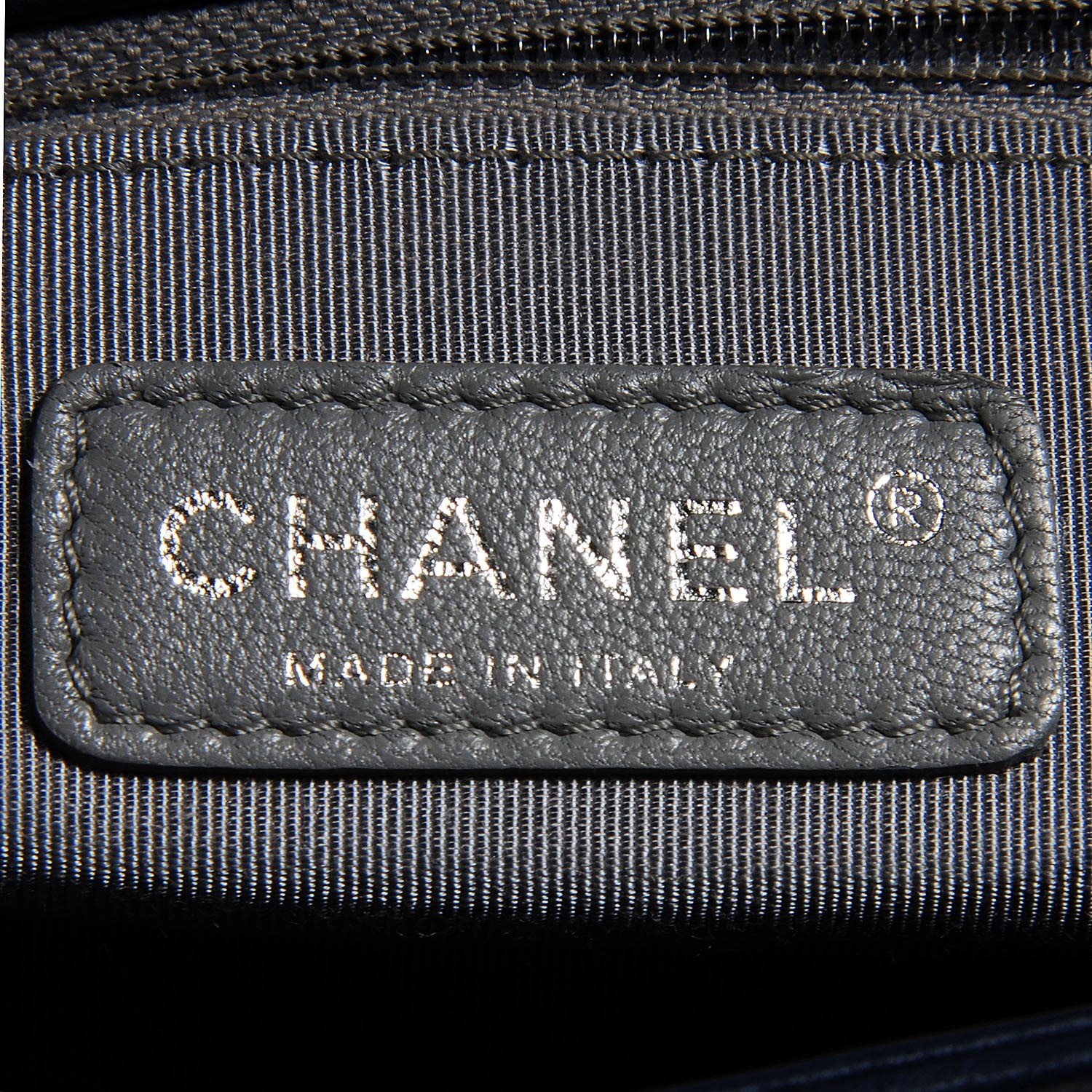 Chanel Calfskin Quilted Large Boy Flap Navy 6 of 8