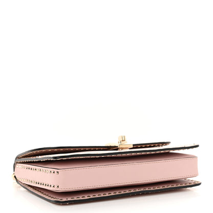 Valentino Garavani Vitello Rockstud Cabana Shoulder Bag Water Rose 4 of 18