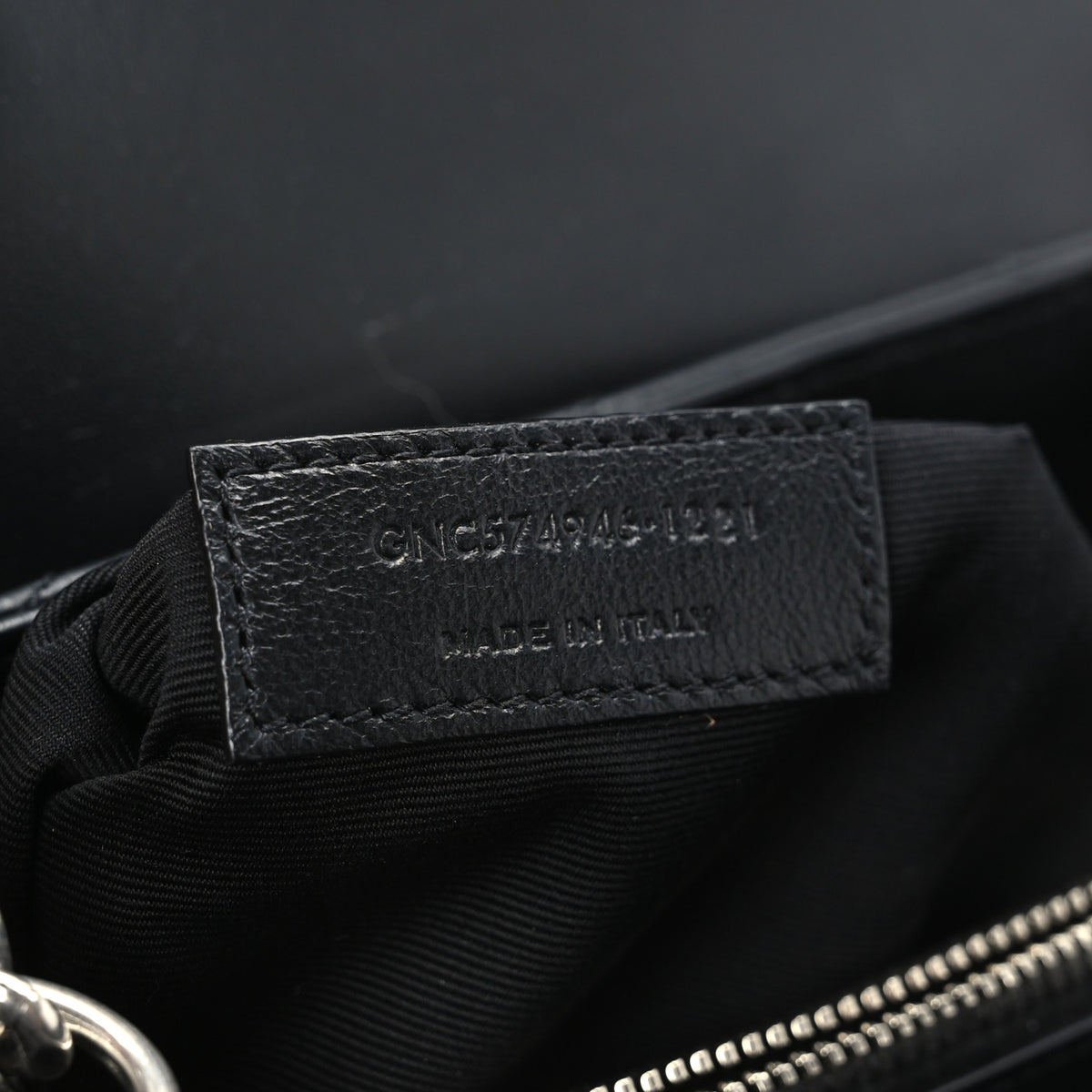 Saint Laurent Calfskin Y Quilted Monogram Medium Loulou Chain Satchel Black 7 of 10