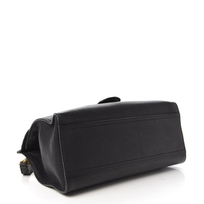 Gucci Calfskin Small GG Marmont Top Handle Bag Black 4 of 11
