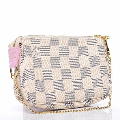 Louis Vuitton Damier Azur 2016 Christmas Animation Mini Pochette Accessories 4 of 7