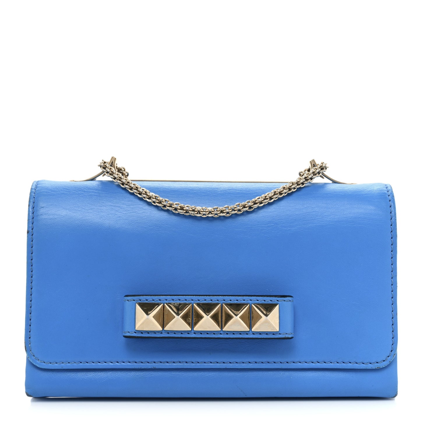 Nappa Va Va Voom Shoulder Bag Blue Fluo