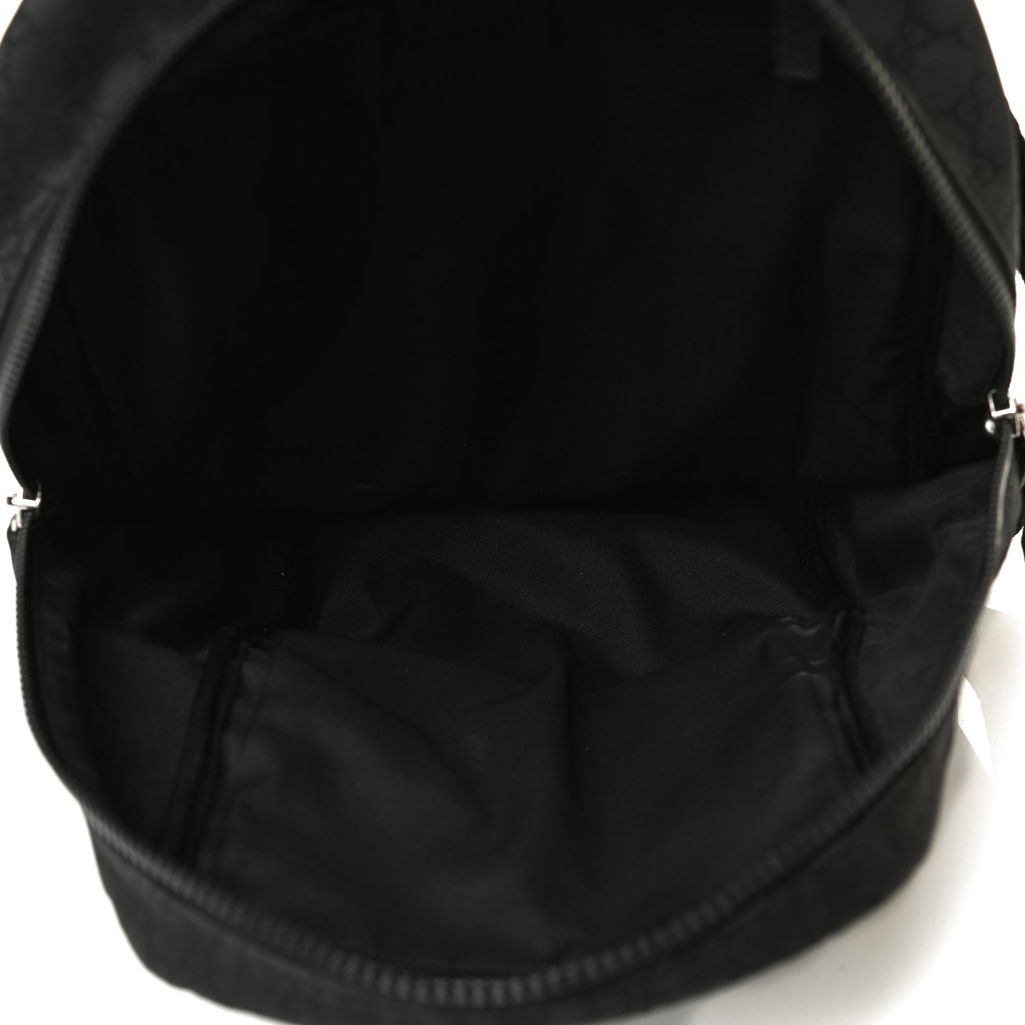 Nylon Monogram Slim Backpack Black