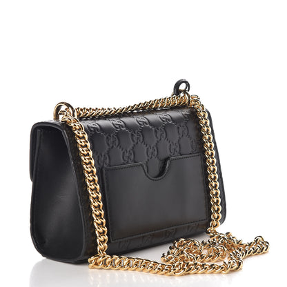 Gucci Guccissima Small Padlock Shoulder Bag Black 3 of 10