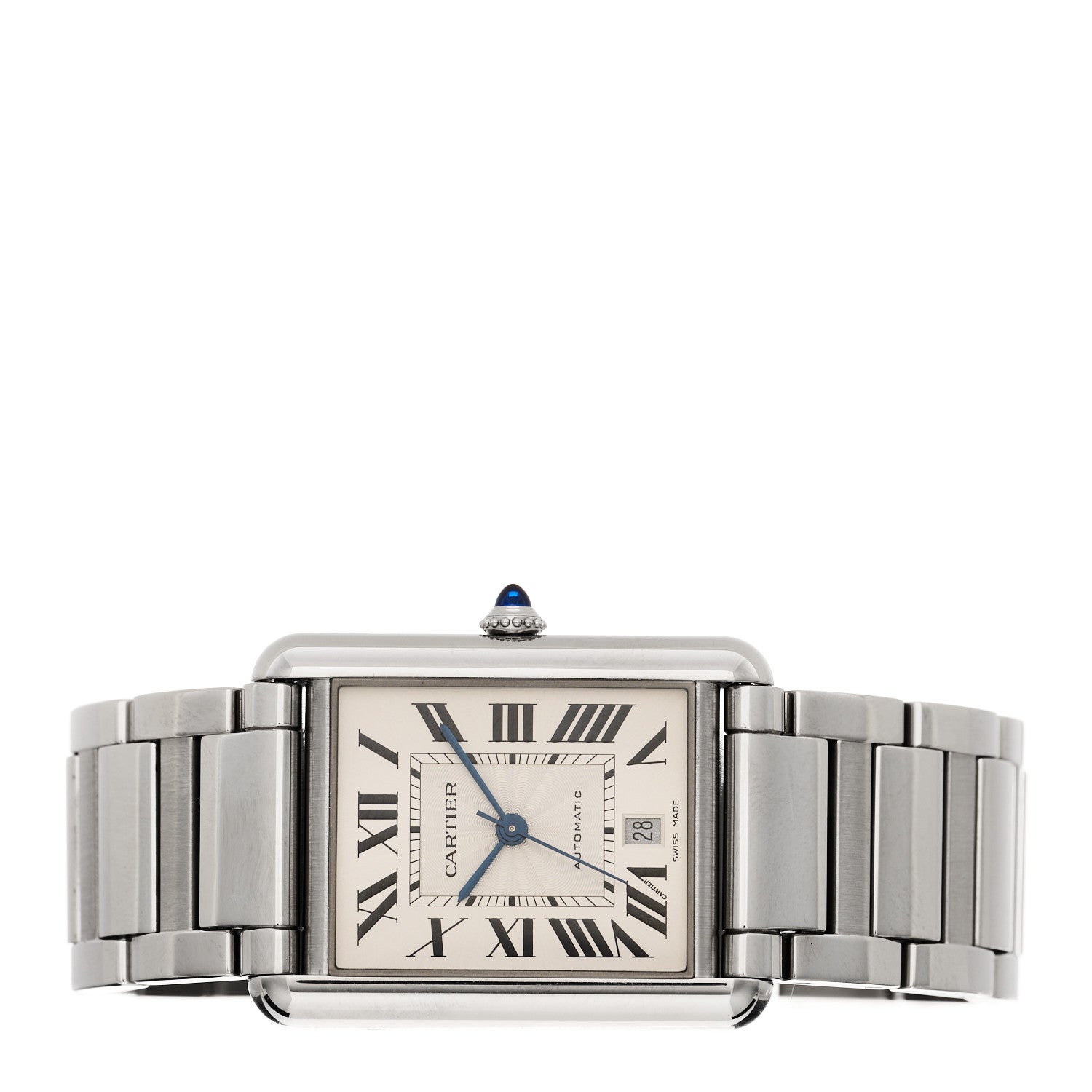 Cartier Stainless Steel 31mm Tank Must Automatic Watch 2 of 5