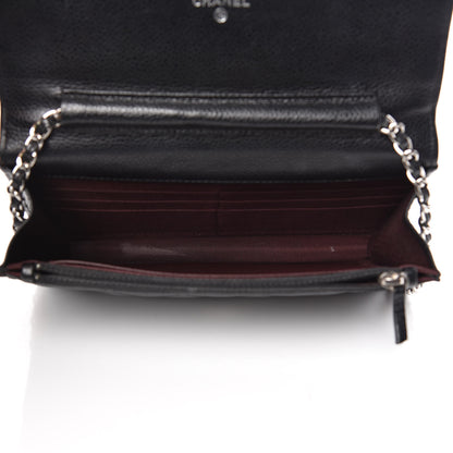 Chanel Caviar Quilted Wallet On Chain WOC Black 5 of 13