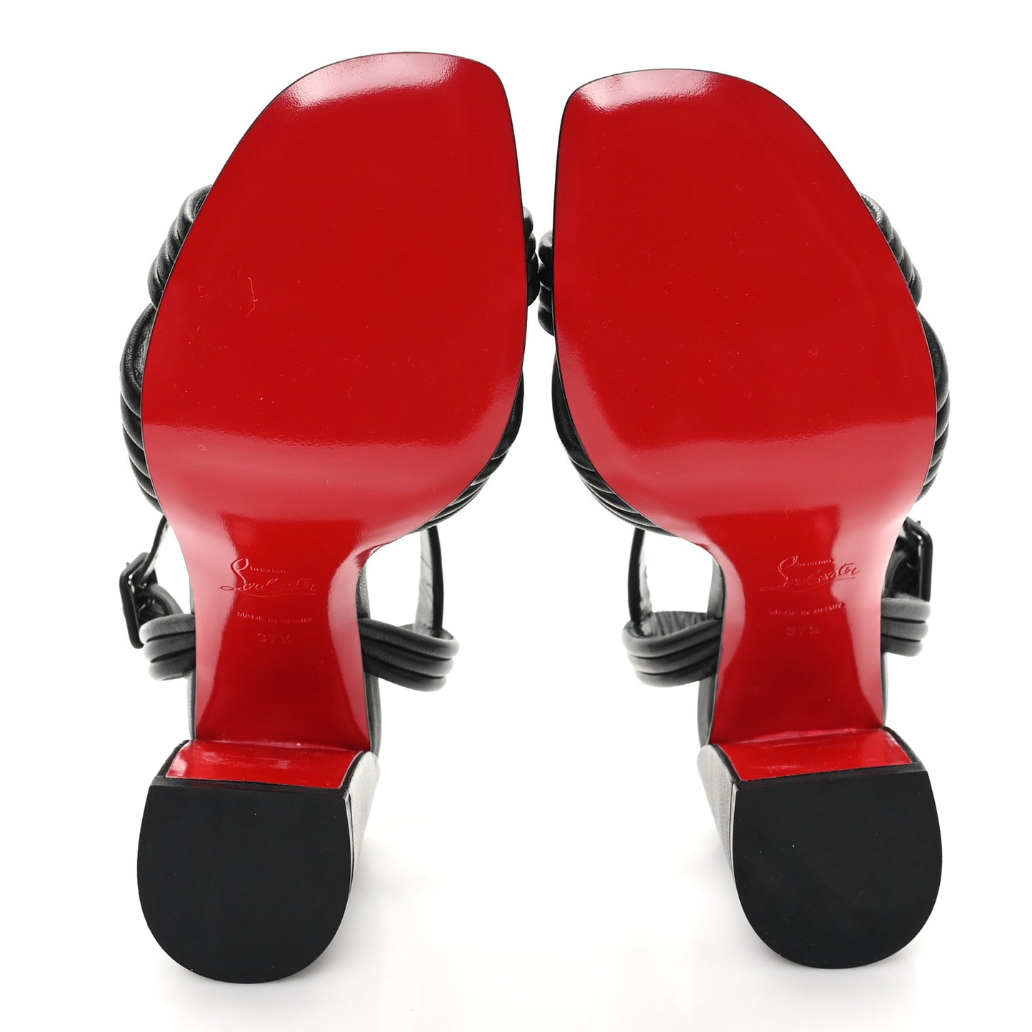 Nappa Manola 85 Sandals 37.5 Black
