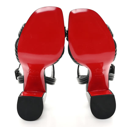Christian Louboutin Nappa Manola 85 Sandals 37.5 Black 6 of 9