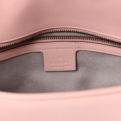 Gucci Calfskin Matelasse Small GG Marmont Shoulder Bag Perfect Pink 5 of 13