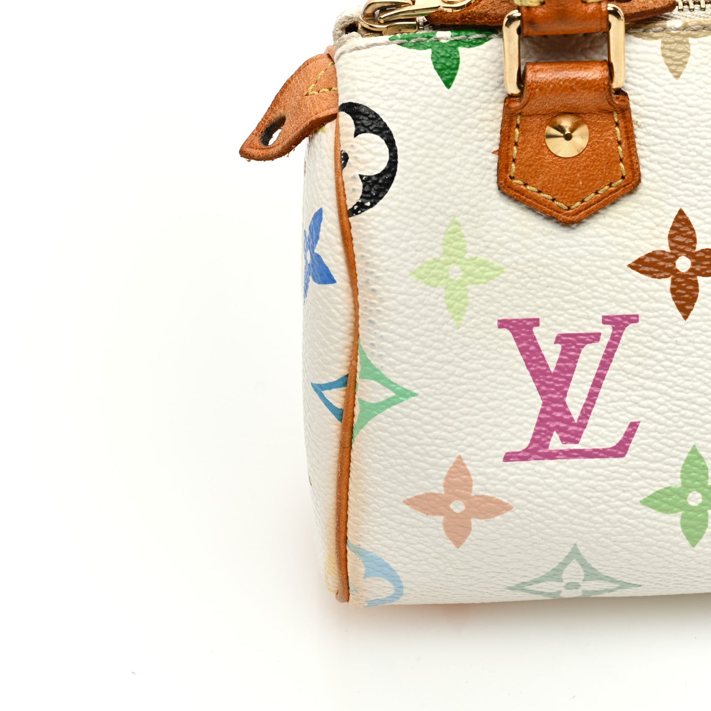 Monogram Multicolor Mini Sac HL Speedy White