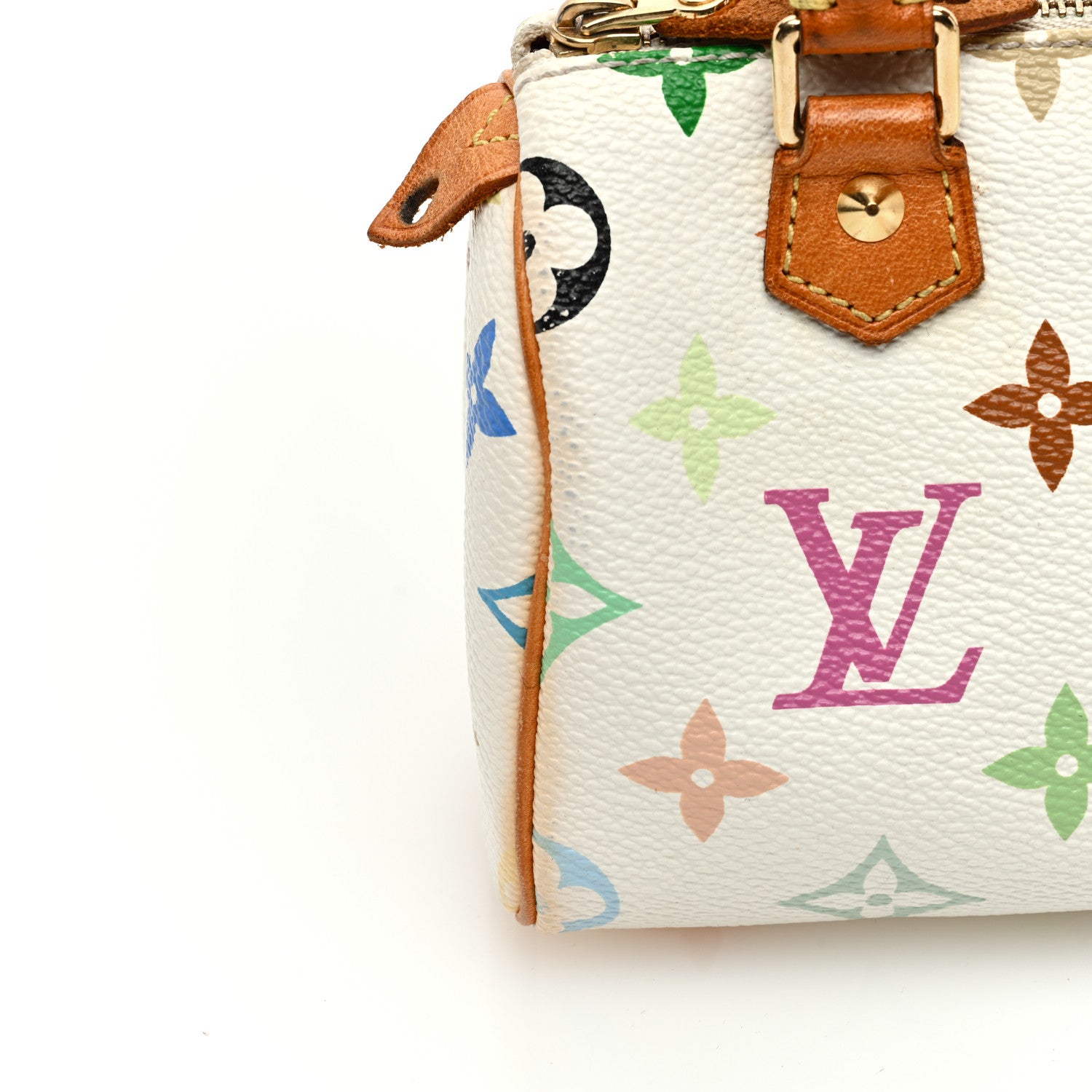 Louis Vuitton Monogram Multicolor Mini Sac HL Speedy White 12 of 14
