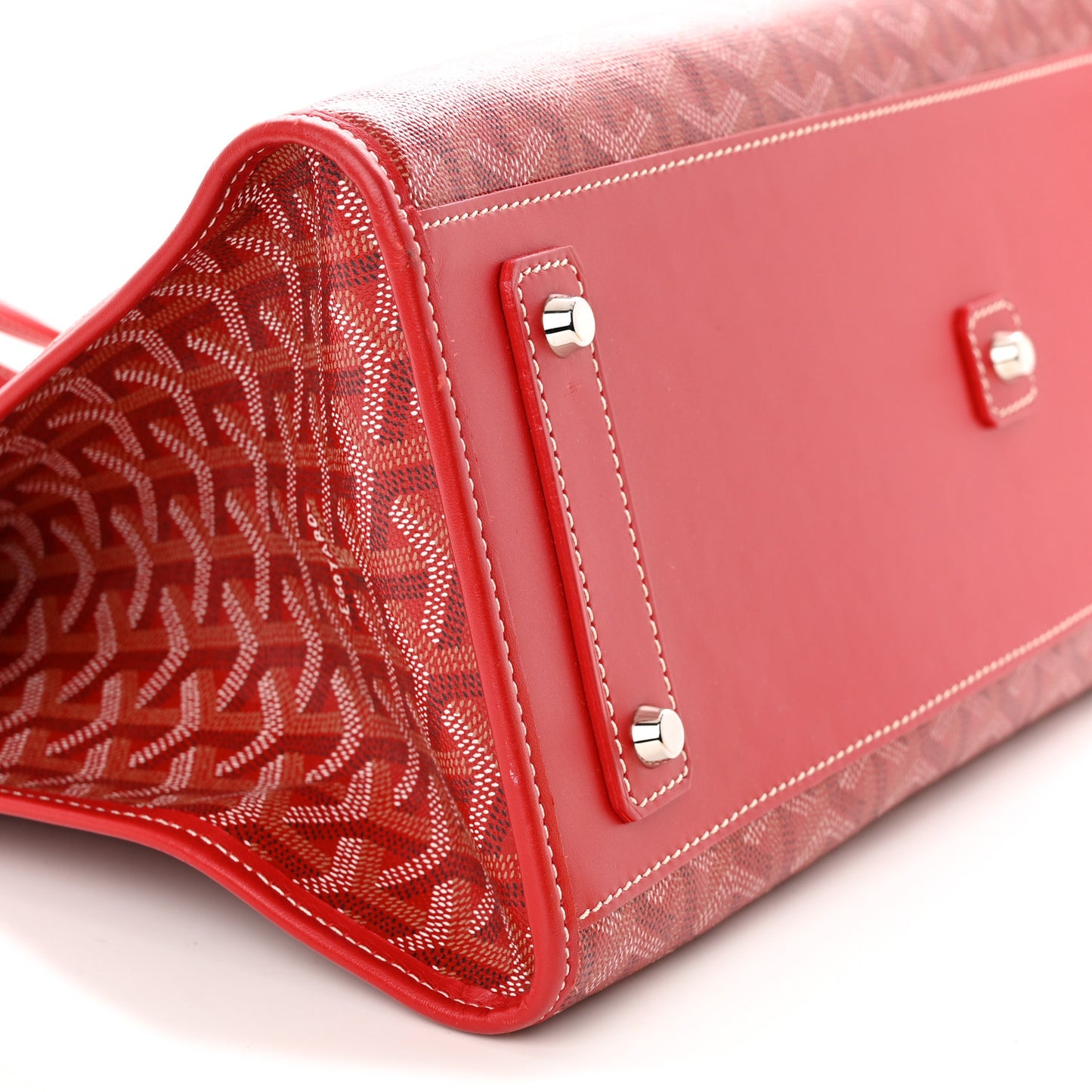 Goyardine Marquises Tote Red