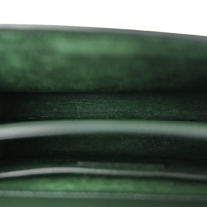 Saint Laurent Smooth Calfskin Medium Monogram Sunset Satchel Vert Kaki 5 of 10