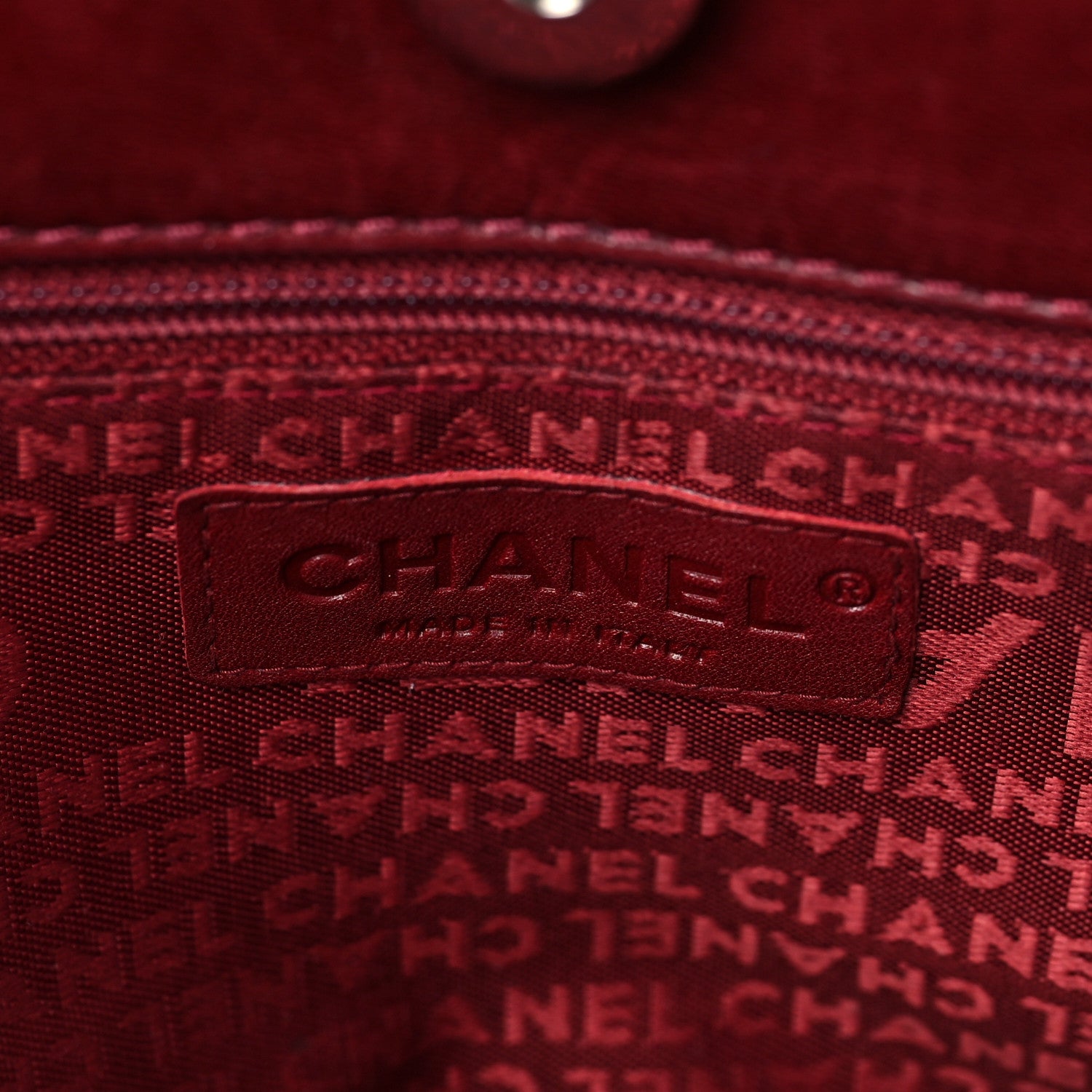 Chanel Lambskin Quilted Chocolate Bar Mademoiselle Shoulder Bag Red 5 of 8