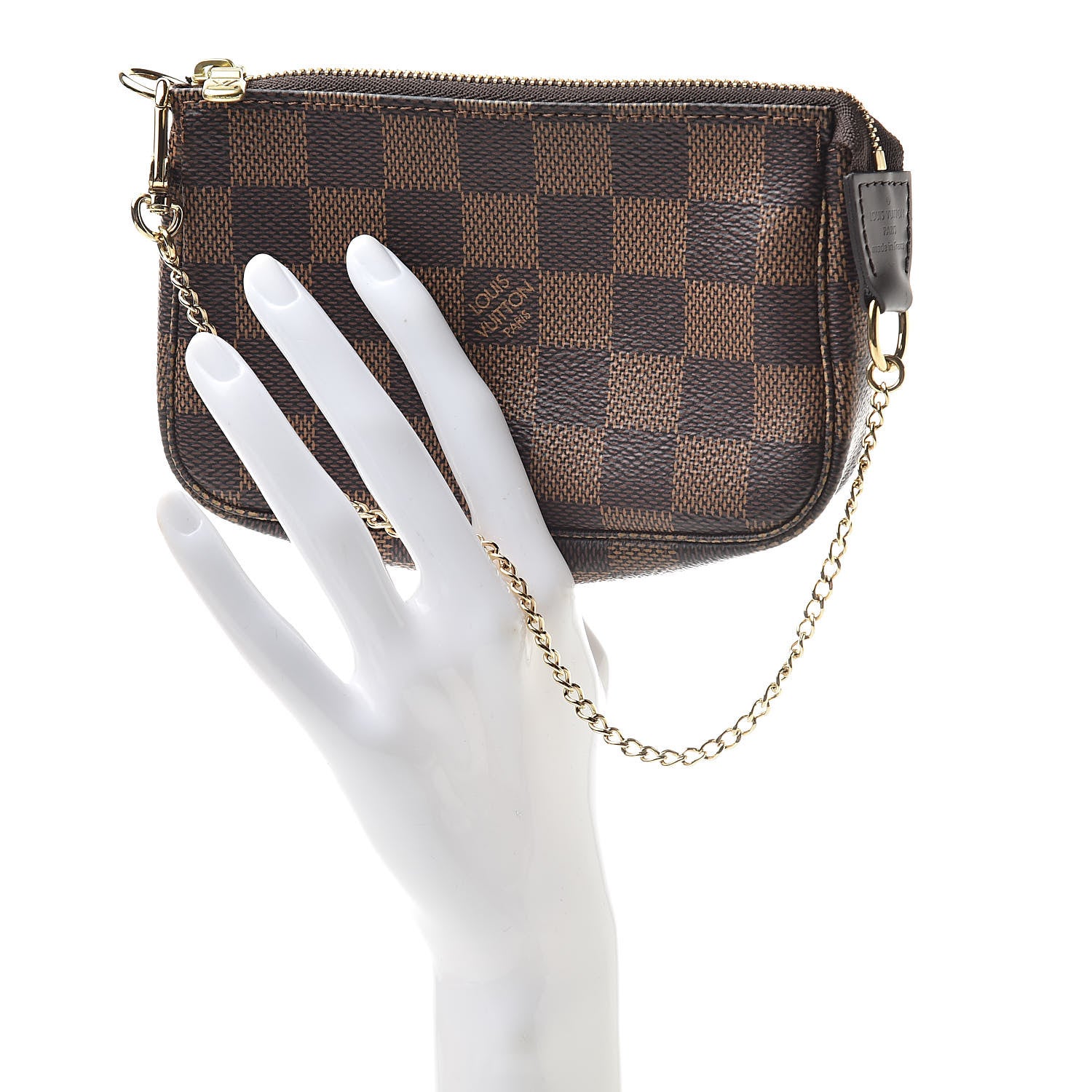Louis Vuitton Damier Ebene Mini Pochette Accessories 2 of 8